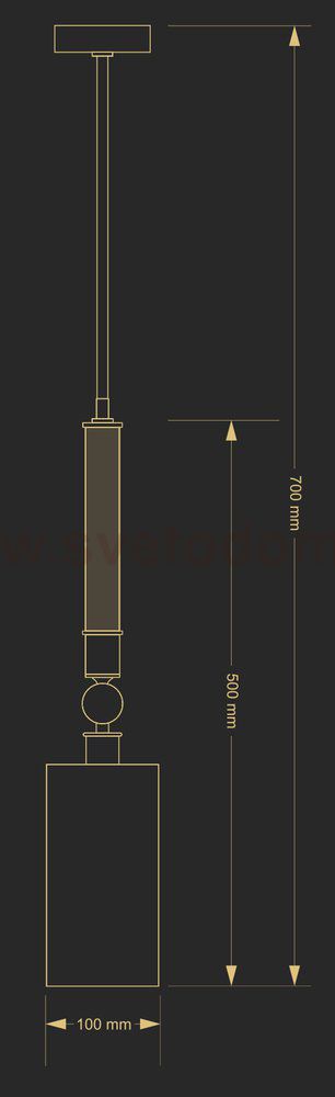 Люстра Kutek LEA LEA-ZWM-1(BN/A)