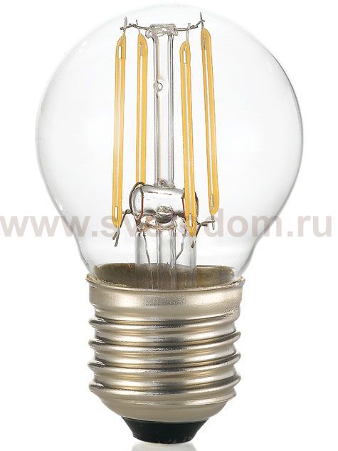 Лампочка Ideal lux LED CLASSIC E27 4W SFERA TRASPARENTE 4000K
