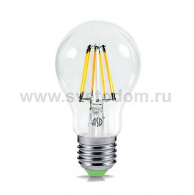 Лампа светодиодная LED-A60-deco 5Вт 230В Е27 3000К 450Лм прозрачная