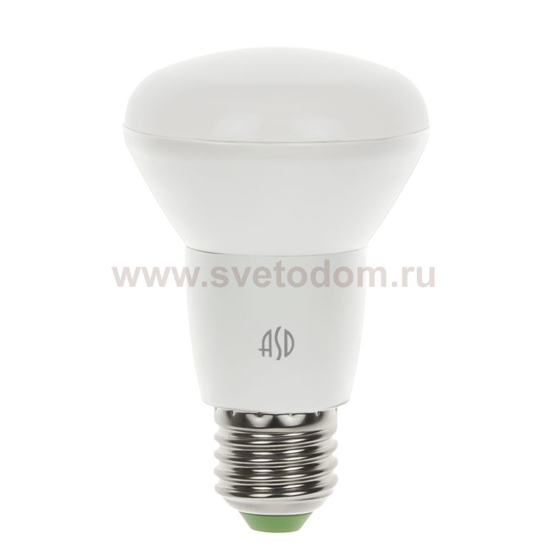 Лампа светодиодная LED-R63-standard 8.0Вт 160-260В Е27 3000К ASD