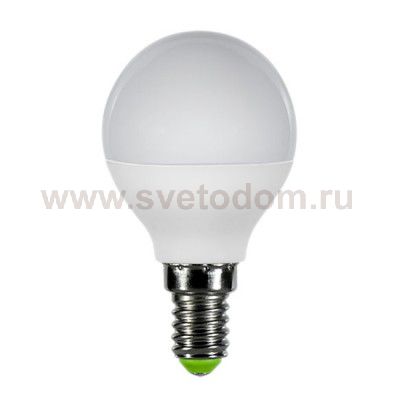 Лампа светодиодная LED-ШАР-ECO 5Вт 230В Е14 4000К 375Лм (5шт в упаковке) IN HOME