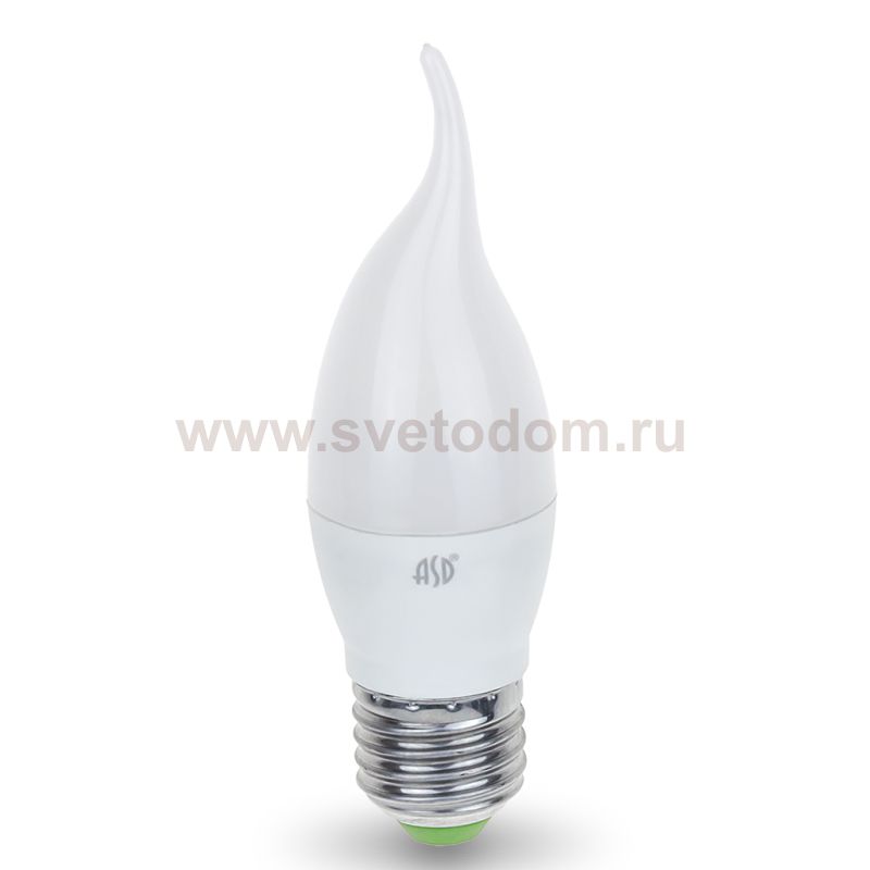 Лампа светодиодная LED-СВЕЧА на ветру-standard 3.5Вт 160-260В Е27 3000К ASD