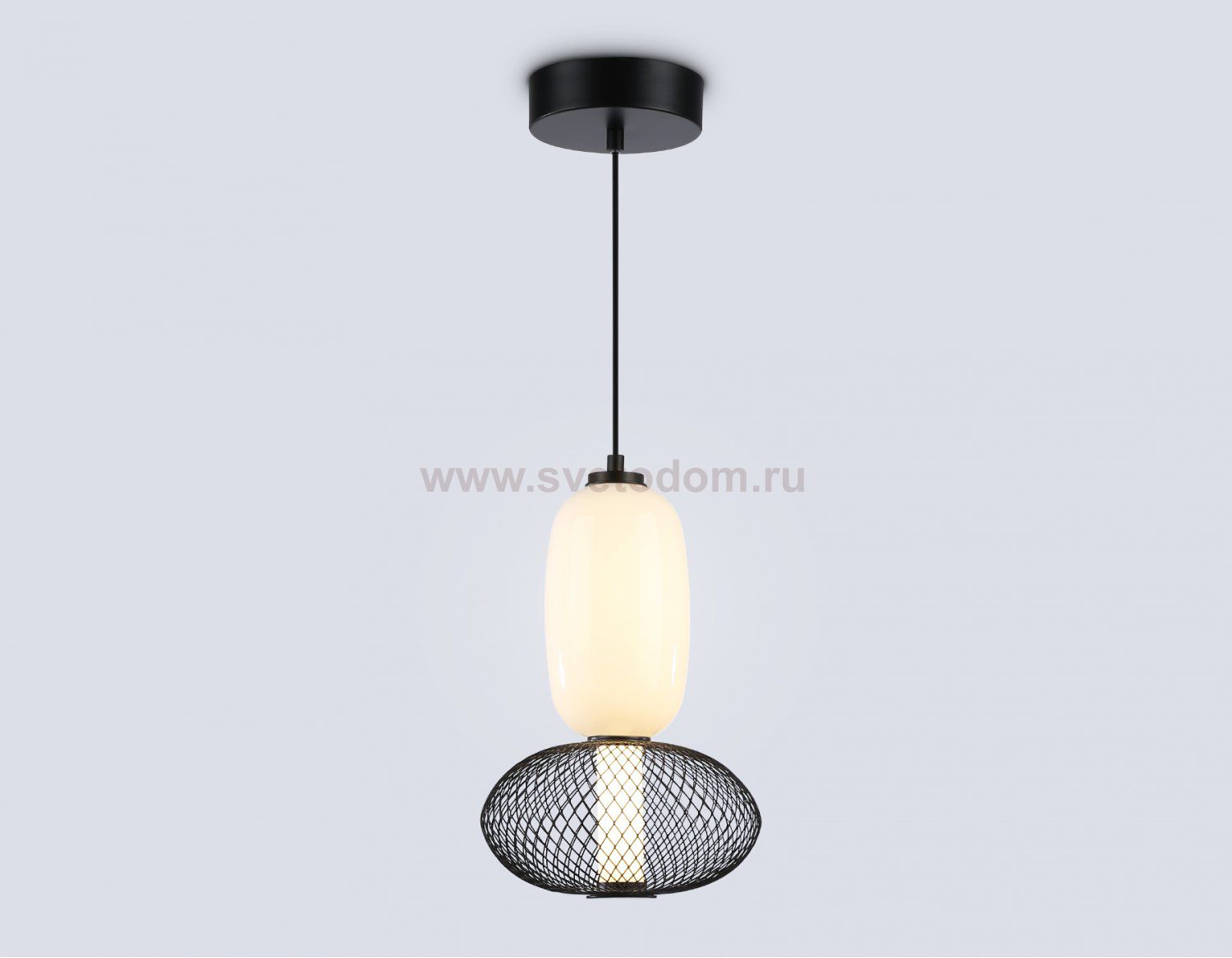 LH11007 BK/FR черный/белый матовый 15W 3000K D220*350