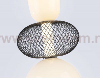 LH11008 BK/FR черный/белый матовый 24W 3000K D220*570