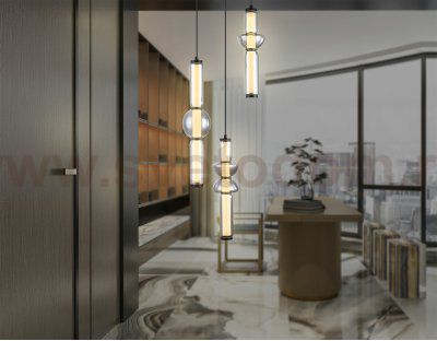 LH11026/3 BK/SM черный/дымчатый 40W 3000K D380*1720