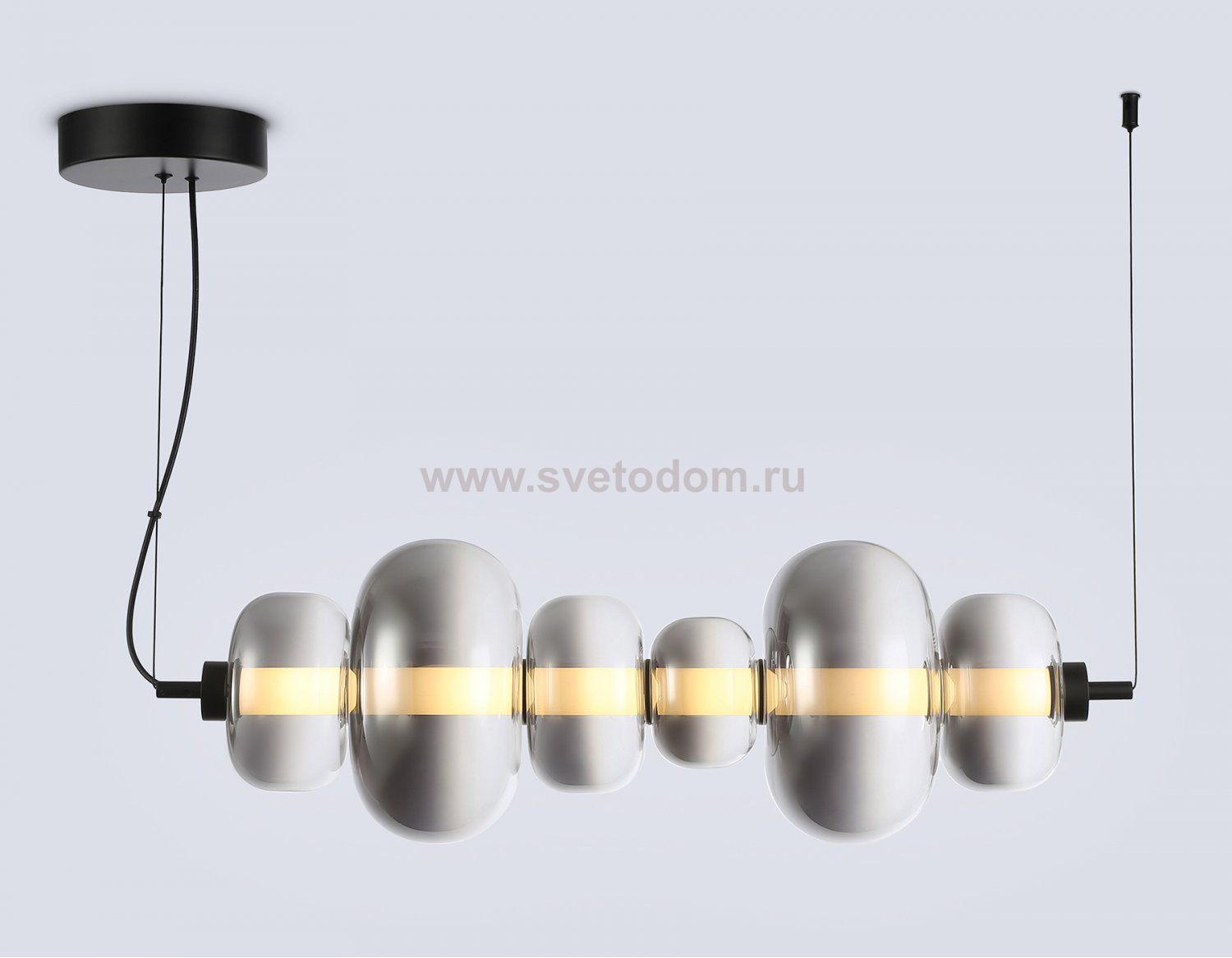 LH11072 BK/SM черный/дымчатый 36W 3000K 745*230*230