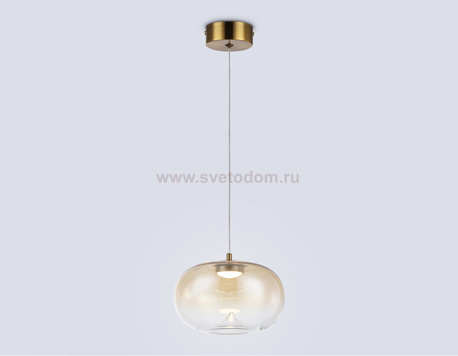 LH11083 BS/TI латунь/янтарь 4W 3000K D180*130