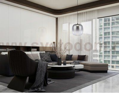 LH11092 BK/SM черный/дымчатый 4W 3000K D150*170