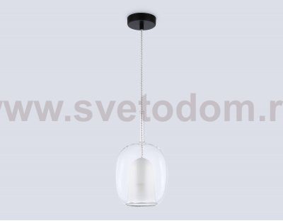 LH11121 BK/WH/CL черный/белый/прозрачный E27 max 60W D175*310