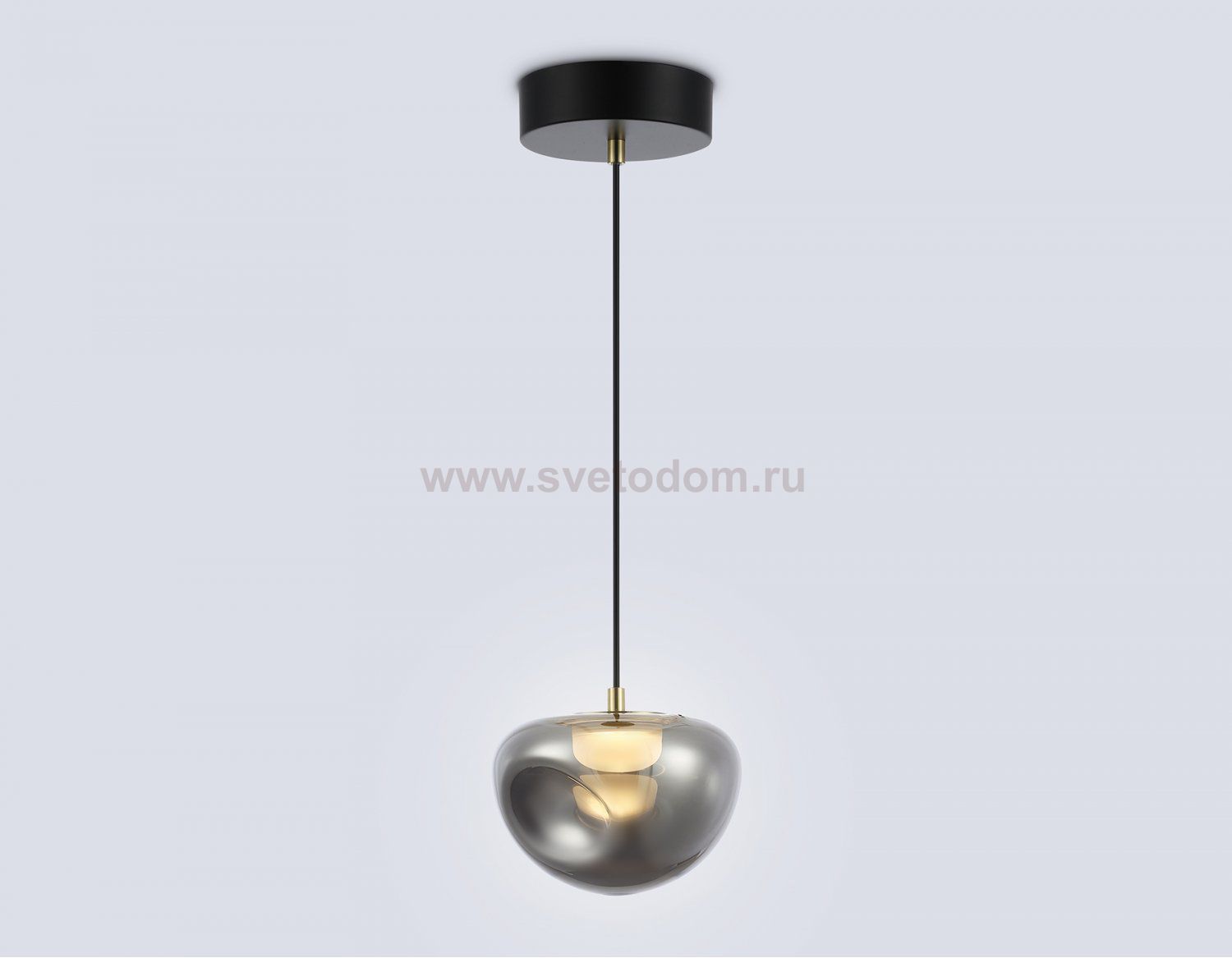 LH12001 BK/GD/SM черный/золото/дымчатый 6W 3000K D180*145