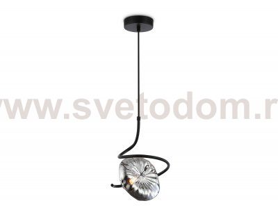 Подвесной светильник Ambrella LH15001 BK/SM черный/дымчатый G9 max 40W D190*1400