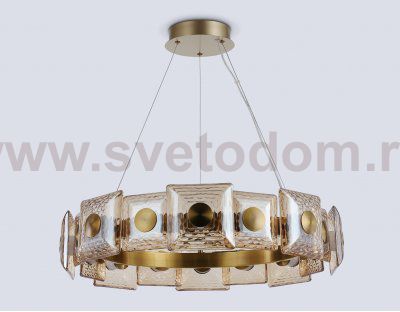 LH31027 BS/TI латунь/янтарь 72W 3000K D700*150