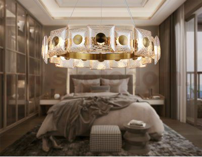 LH31027 BS/TI латунь/янтарь 72W 3000K D700*150