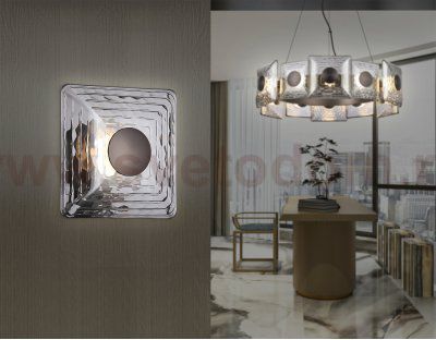 LH31037 GR/SM серый/дымчатый 6W 3000K 150*150*85