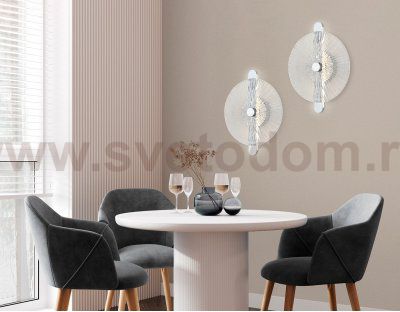 LH31141 СH/CL хром/прозрачный 13W 3000K 280*70*350