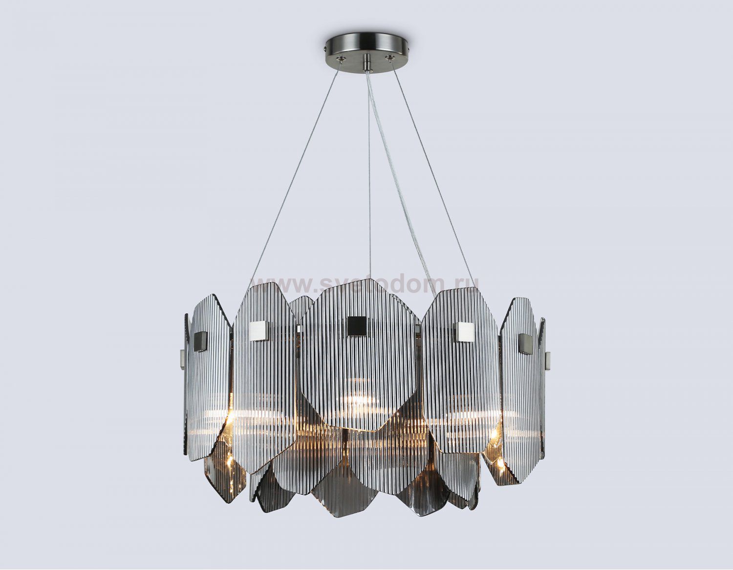 LH31201/6 SN/SM сатин никель/дымчатый E14*6 max 40W D510*270