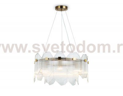 LH31251/6 BS/CL латунь/прозрачный E14*6 max 40W D510*270