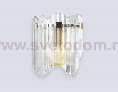 LH31257/2 BS/CL латунь/прозрачный E14*2 max 40W 220*150*270