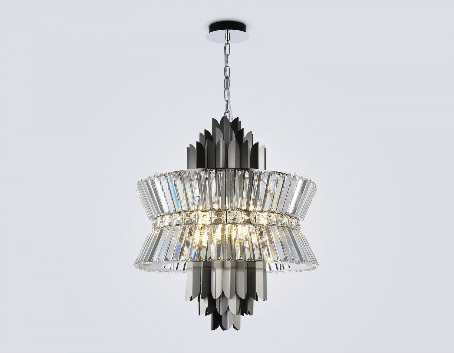 LH41020/12 BK/CL черный/прозрачный E14*12 max 40W D560*660