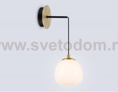 LH51005 SGD/BK/FR золотой песок/черный/белый матовый G9 max 28W 130*200*400