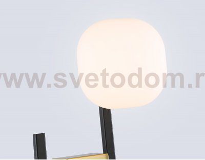 LH51019/2 BK/BS/FR черный/латунь/белый матовый G9*2 max 28W 230*170*480