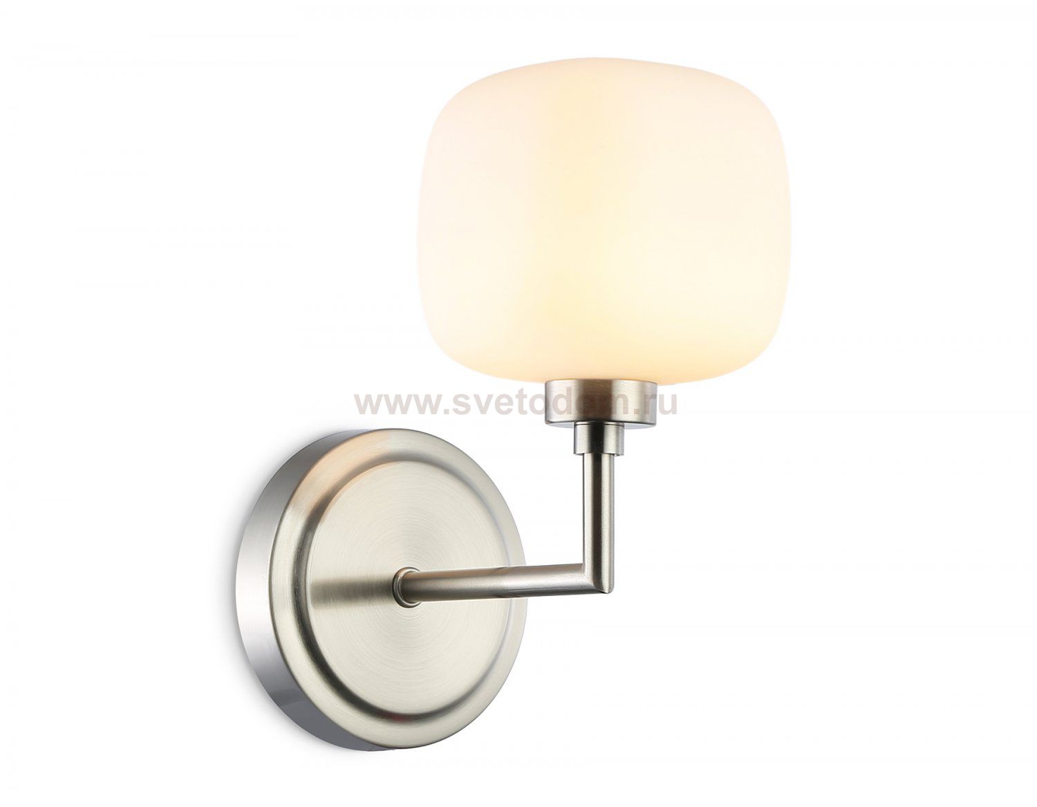 Настенный светильник Ambrella LH53007 SN/FR сатин никель/белый матовый G9 max 40W 195*120*230