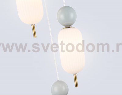 LH53102/3 BS/GR/FR латунь/серый/белый матовый G9*3 max 28W D260*1525