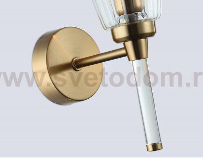 LH55204 BS/CL латунь/прозрачный E14 max 40W 150*80*280