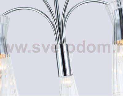 LH55651/5 СH/CL хром/прозрачный E14*5 max 40W D600*440