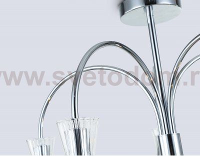 LH55651/5 СH/CL хром/прозрачный E14*5 max 40W D600*440