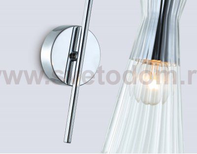 LH55655 СH/CL хром/прозрачный E14 max 40W 220*90*300