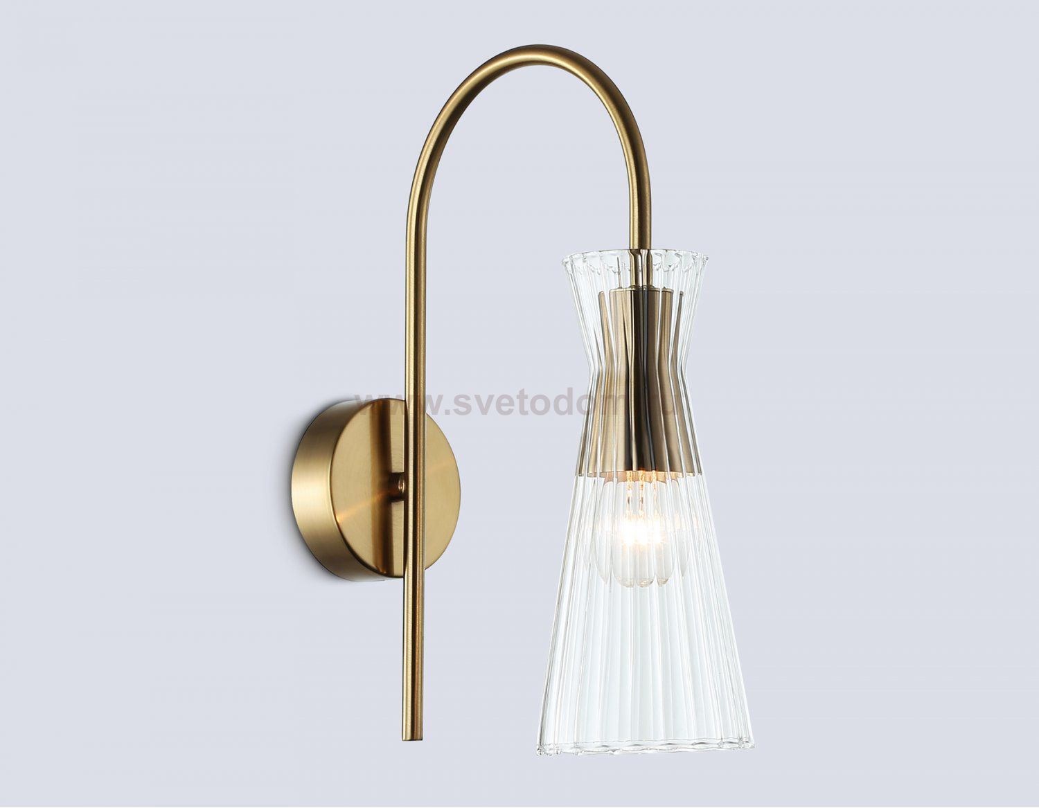 LH55705 BS/CL латунь/прозрачный E14 max 40W 220*90*300