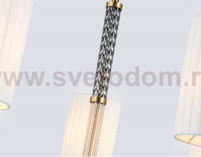 LH71503/7 BS/FR латунь/белый матовый E14*7 max 40W D840*640