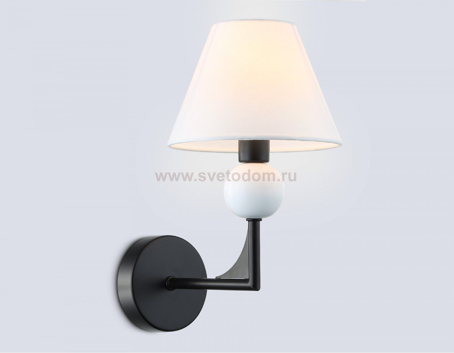 LH75156 BK/FR черный/белый матовый E14 max 40W 240*170*300