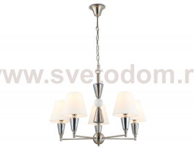 LH75253/5 SN/FR сатин никель/белый матовый E14*5 max 40W D700*510