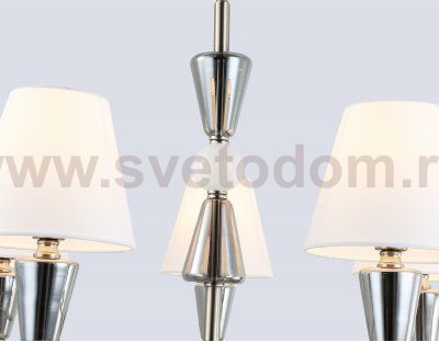 LH75253/5 SN/FR сатин никель/белый матовый E14*5 max 40W D700*510