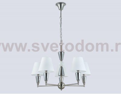 LH75253/5 SN/FR сатин никель/белый матовый E14*5 max 40W D700*510