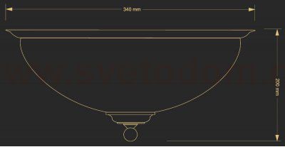 Потолочный светильник Kutek LIDO LID-PL-2(P)