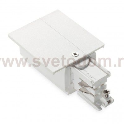 Ideal Lux LINK TRIM MAIN CONNECTOR END LEFT ON-OFF WH