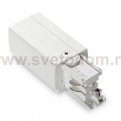 Ideal Lux LINK TRIMLESS MAIN CONNECTOR END LEFT ON-OFF WH