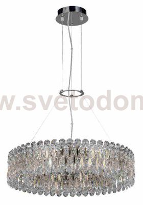 Светильник подвесной Crystal Lux LIRICA SP10 D610 CHROME/GOLD-TRANSPARENT (2201/210D)