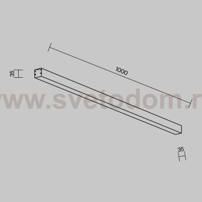 Линейный светильник Technical LL311011