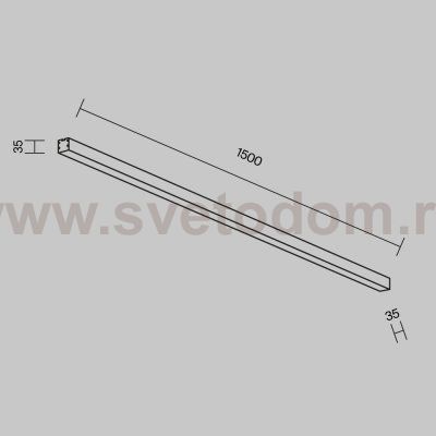 Линейный светильник Technical LL311013