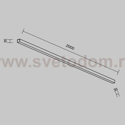 Линейный светильник Technical LL311015