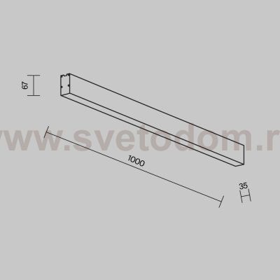 Линейный светильник Technical LL311043