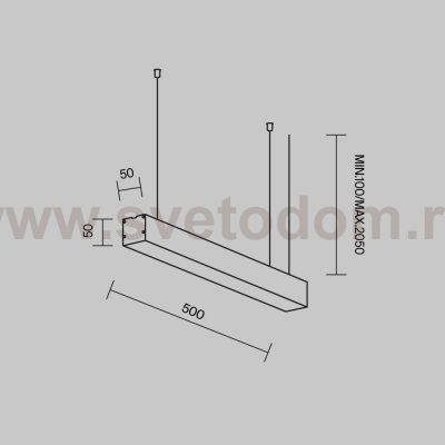 Линейный светильник Technical LL312025