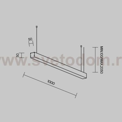 Линейный светильник Technical LL312028