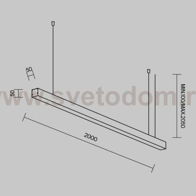 Линейный светильник Technical LL312029