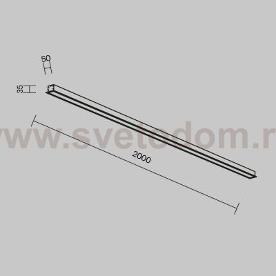 Линейный светильник Technical LL313008
