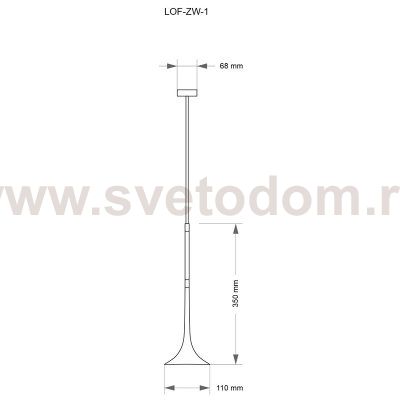 Люстра KUTEK MOOD LOFT LOF-ZW-1 (BC) 